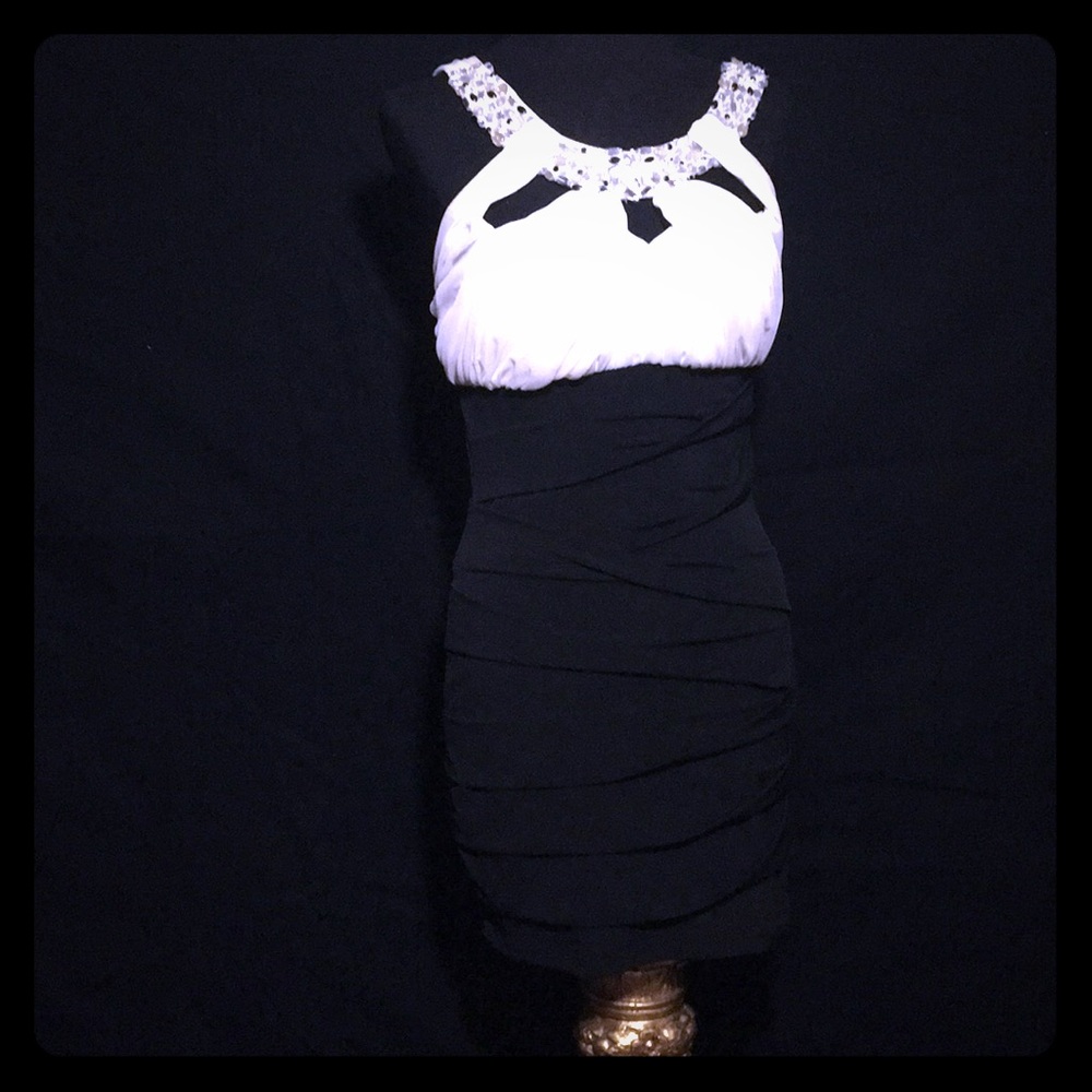 Semi-Formal black and white dress